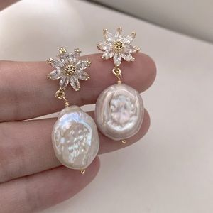 Handmade Pearl Earrings